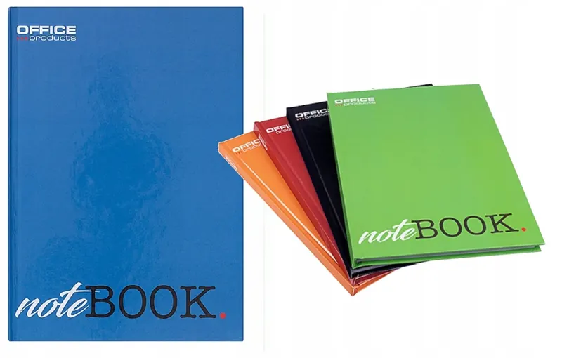 Brulion A4 96 kartek w kratkę Note Book Office Products mix wzorów