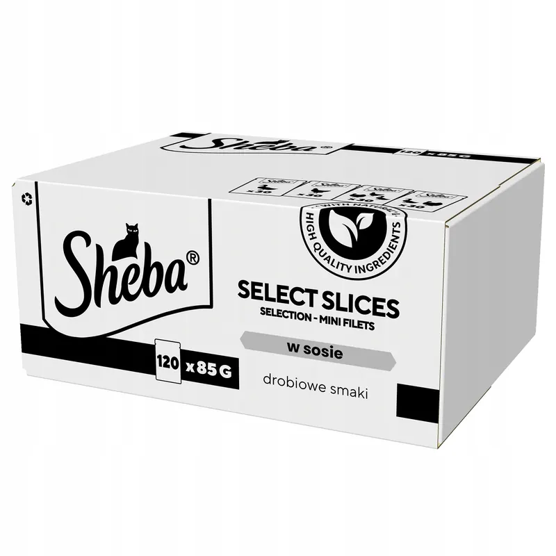 Saszetki Sheba Selection Select Slices Drobiowe Smaki W Sosie 120X85G