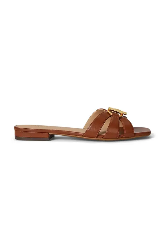 Lauren Ralph Lauren klapki skórzane Blaike Slide