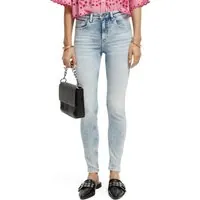 Scotch & Soda Haut Seasonal Essentials   — Daylight Maat: W24L32 | Skinny Jeans Outlet | Dames | Blauw