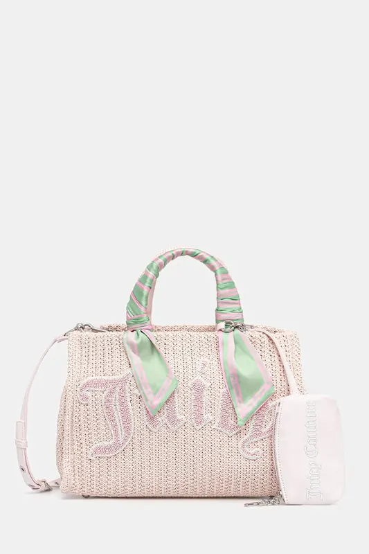 Juicy Couture torebka crossbody damska pleciona IRIS BEADS