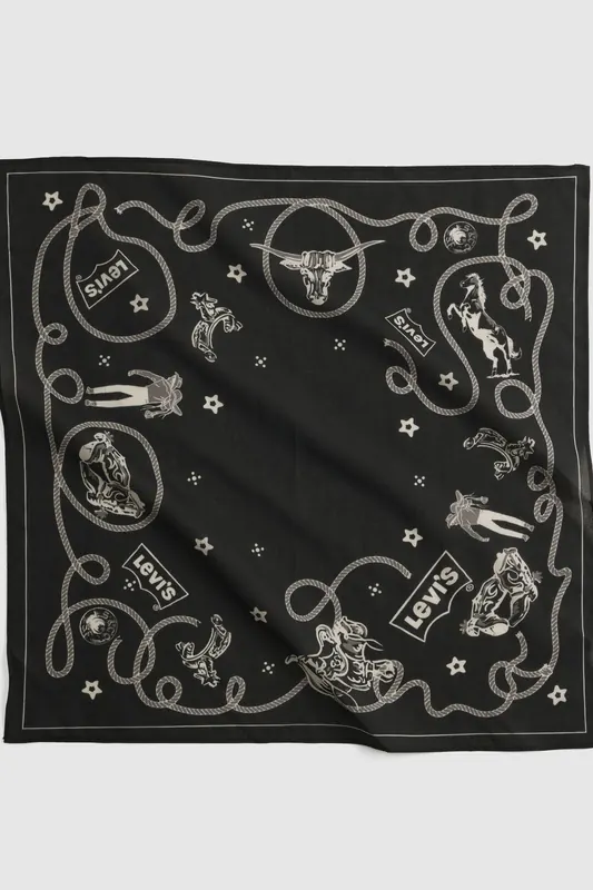 Levi's Ranchers Bandana Maat: OS | Sjaals Outlet | Dames | Zwart