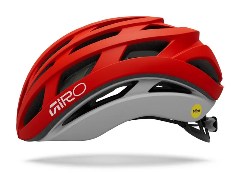 Kask szosowy GIRO HELIOS SPHERICAL matte flame red (55-59)