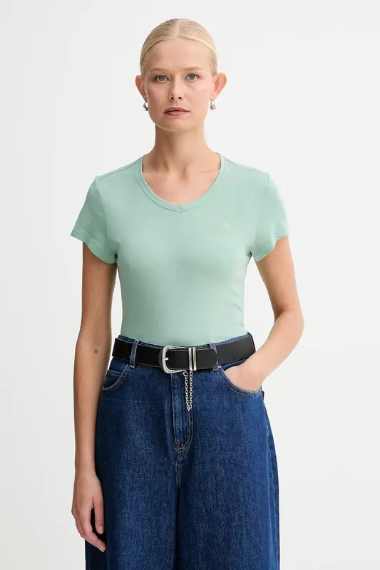 G-Star Raw t-shirt bawełniany Eyben slim v t 2.0
