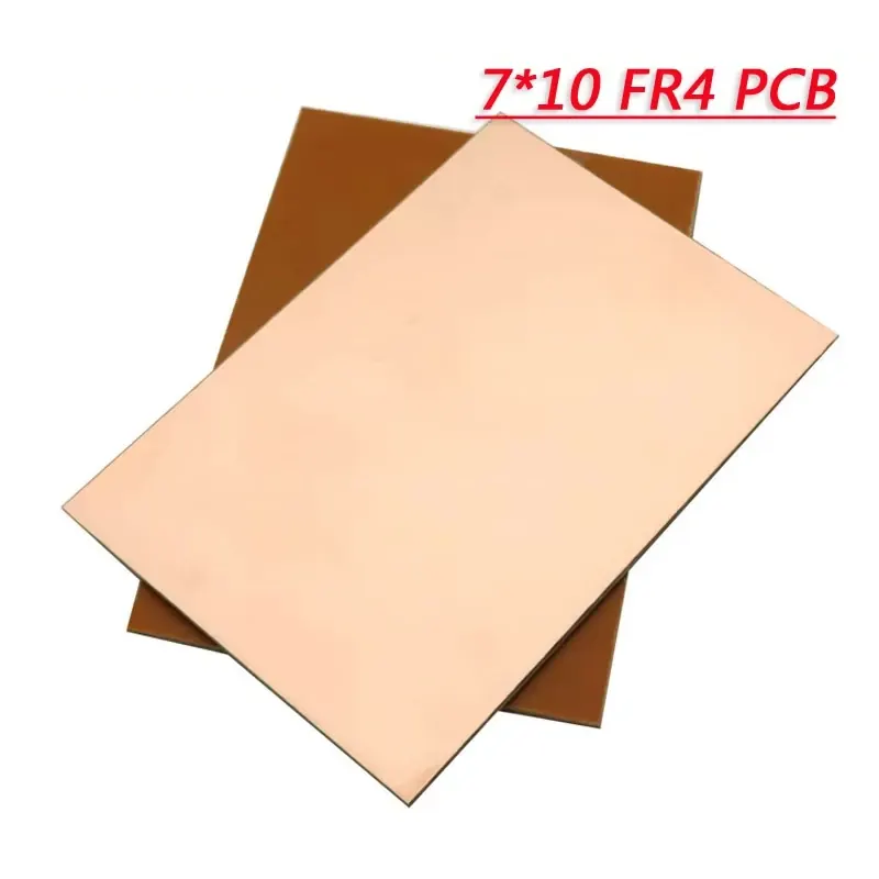 5 sztuk FR4 PCB 7x10cm 7*10 7*10CM jednostronna płyta pokryta miedzią DIY zestaw PCB laminowana płytka drukowana