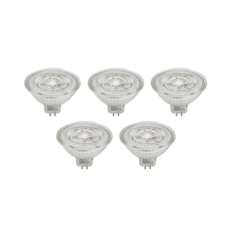 Reflektor LED Prios GU5.3 4,9W 500lm 36° przezroczysty 827 zestaw 5 szt