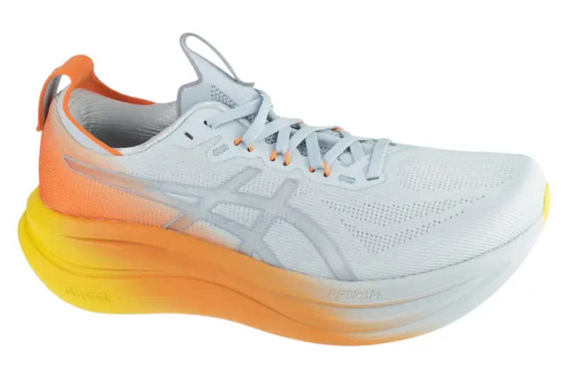 ASICS Gel-Nimbus 28 1011C221-400, Męskie, Szare, buty do biegania, tkanina, rozmiar: 42