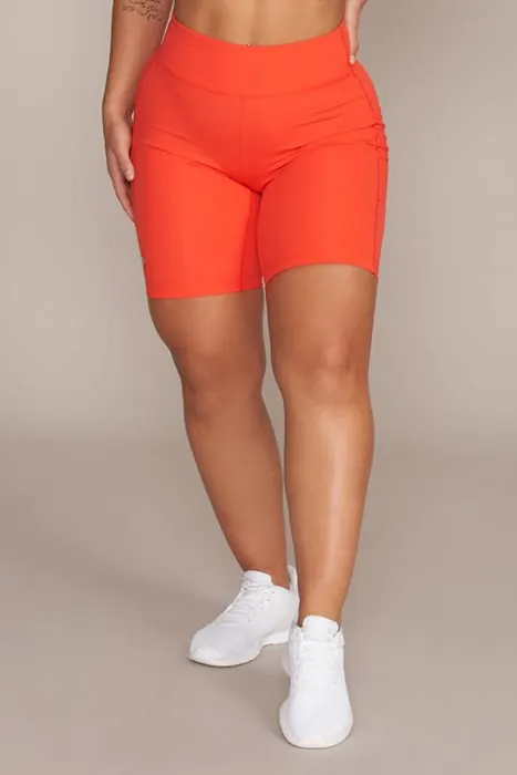 Gold's Gym Jodie - Women's Cycling Shorts Orange Maat: S | Sport Shorts Outlet | Dames | Oranje