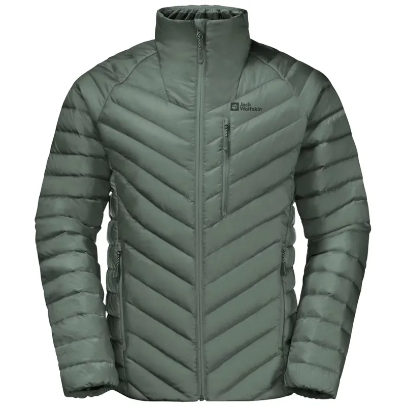 Jack Wolfskin Passamani Down Jkt M 1207151-4311, Męskie, Zielone, kurtki, poliester, rozmiar: S