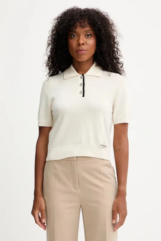 Pinko polo wełniane
