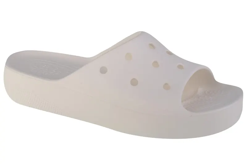 Crocs Classic Platform Slide 208180-100, Damskie, Białe, klapki, syntetyk, rozmiar: 39/40