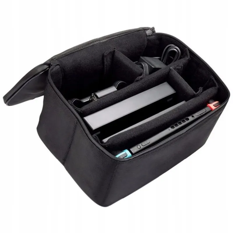 Torba organizer na Switch v1 v2 Oled dock i akcesoria czarny