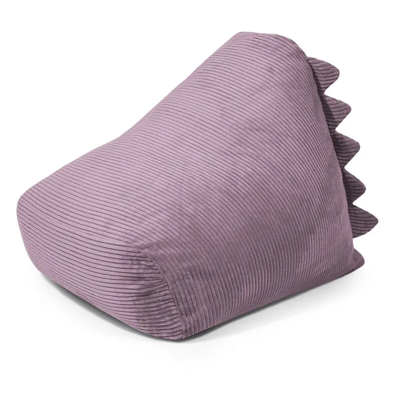 Fioletowy sztruksowy dziecięcy worek do siedzenia Snug 80 Dragon – SLOWDOWN