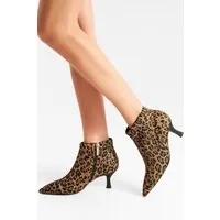 Woden Vera Leo Leopard Maat: 37 | Laarzen Outlet | Dames | Bruin