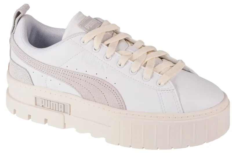 Puma Mayze Classic Wmns 389861-01, Damskie, Białe, buty sneakers, skóra syntetyczna, rozmiar: 41