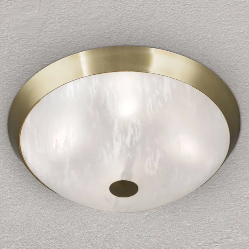 Lampa sufitowa Jaya ze szklanym kloszem, 42 cm