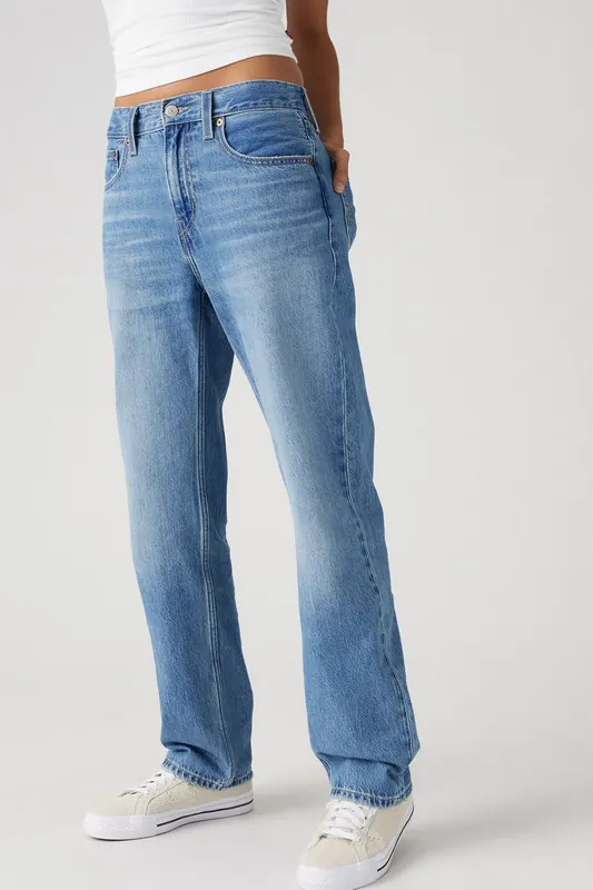 Levi's Low Pro Rough Diamond Maat: W26 | Straight Jeans Outlet | Dames | Blauw