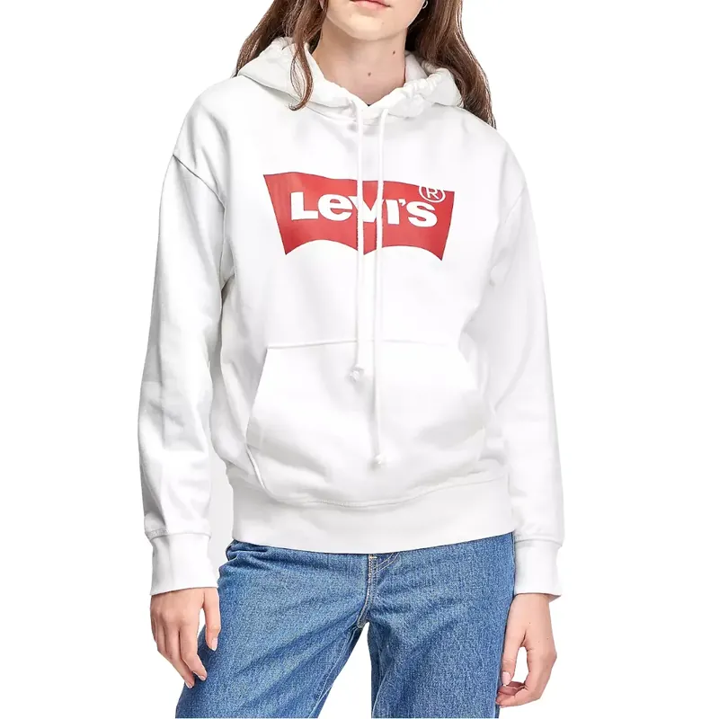 Levi's Graphic Standard Hoodie 184870024, Damskie, Białe, bluzy, bawełna, rozmiar: S