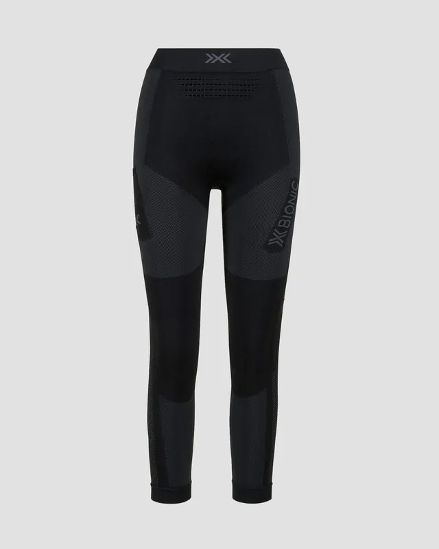 Leginsy damskie X-Bionic XCEED RUN LONG TIGHTS WMN X BLACK/RHINO GREY szare (XS)