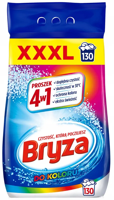 Bryza 4w1 Proszek Do Prania Kolorów Czystość Świeże Pranie 8,45 kg