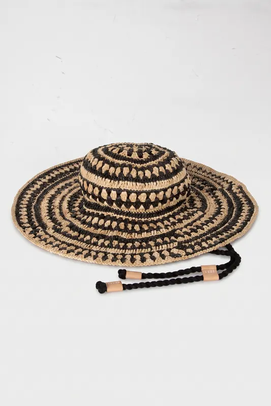 BA&SH Chapeau Hadele Noir Maat: 56 | Hoeden Outlet | Dames | Zwart