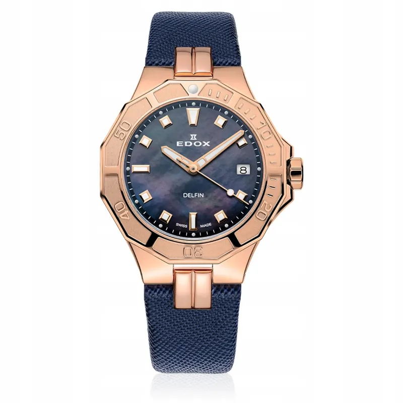 Zegarek Damski Edox Delfin The Original Diver Lady 53020-37RC-NANR