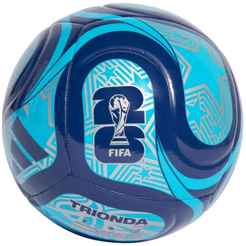 adidas FIFA World Cup 26 Trionda Club Ball JD8027, Unisex, Niebieskie, piłki do piłki nożnej, TPU, rozmiar: 4