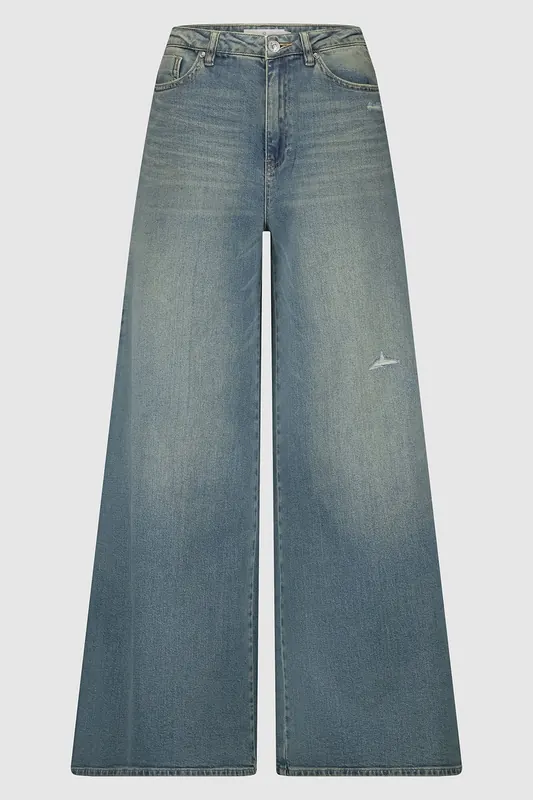 Circle of Trust Harley Denim Polar Blue Maat: W27 | Wijde Broeken Outlet | Dames | Blauw