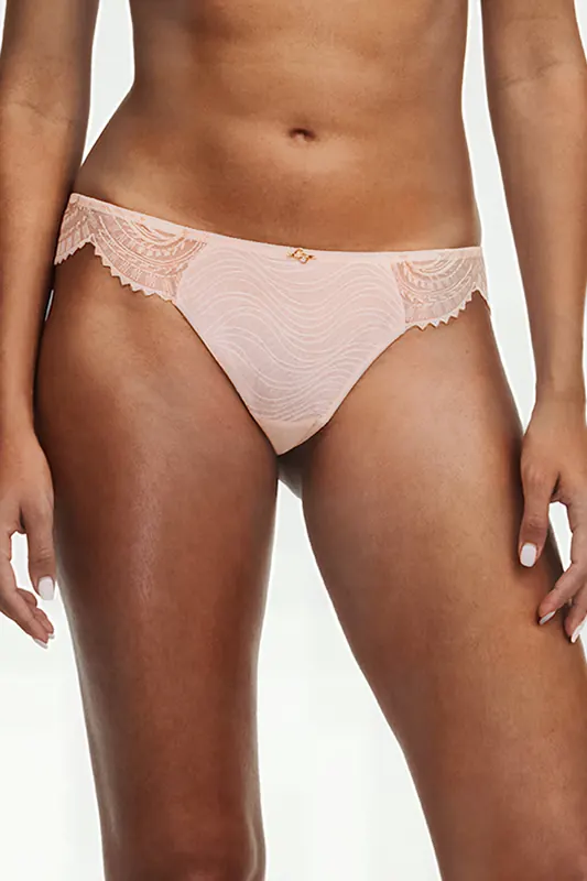 Chantelle Co Bo. Tanga Std Std W. Taffeta Pink Maat: 38 | Slipjes Outlet | Dames | Roze