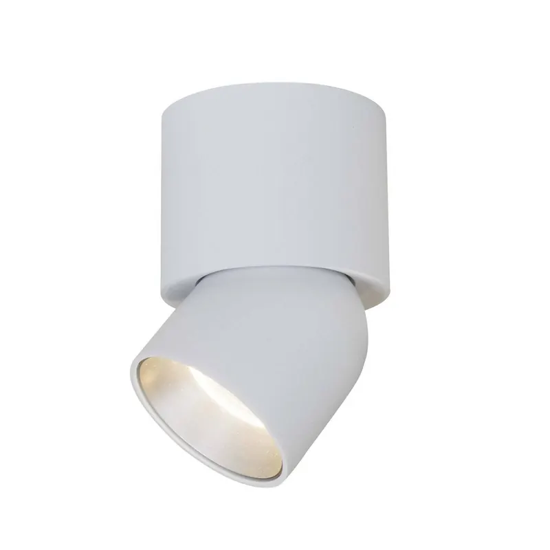 Reflektor sufitowy LED SLC CUP, biały/srebrny, 927, Ø 7,5 cm, ściemniany