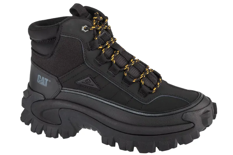 Caterpillar Intruder Galosh 2.0 Mid WP P111559, Męskie, Czarne, buty sneakers, tkanina, rozmiar: 44
