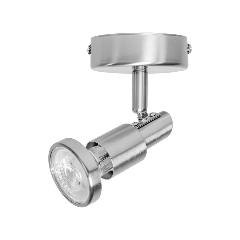 Reflektor sufitowy OSRAM, srebrny, metalowy, 1-punktowa GU10-LED 2700 K