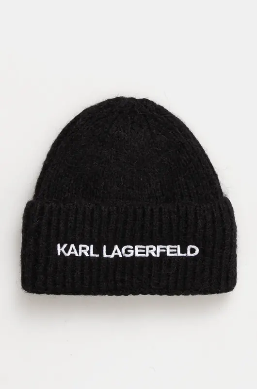 Karl Lagerfeld czapka wełniana