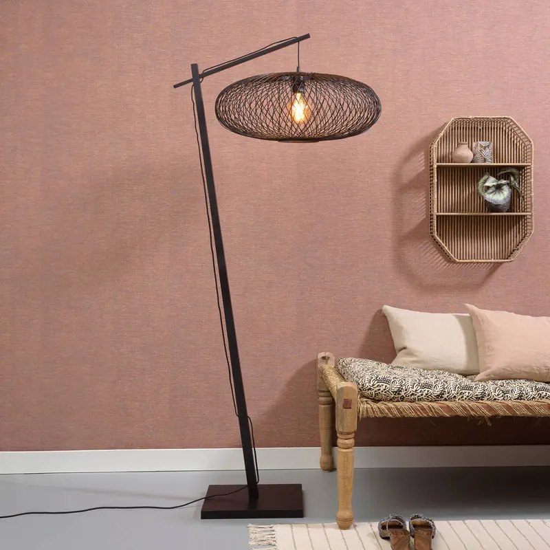 Good &amp; Mojo lampa łukowa Cango duża, czarna, wysokość 176 cm