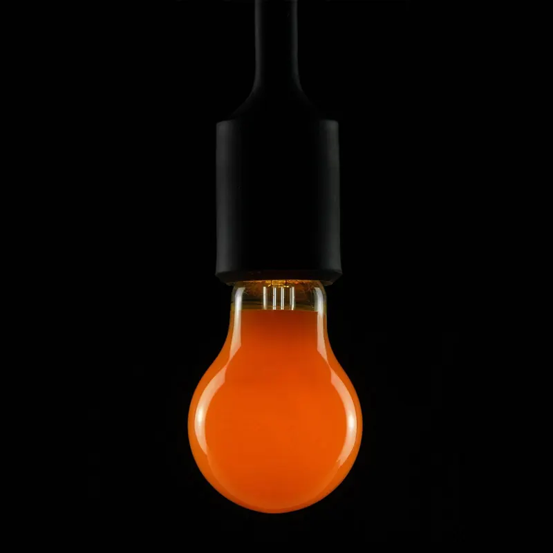 Żarówka LED, pomarańczowa, E27, 2 W, sściemniana