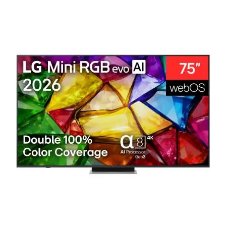 75-calowy LG Mini RGB evo AI MRGB87 4K Smart TV 2026 - 75MRGB87B6B