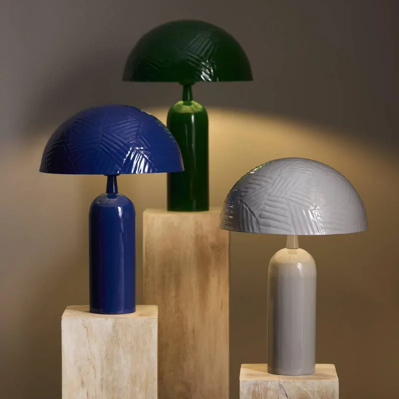 PR Home Carter lampa stołowa z metalu, zielona