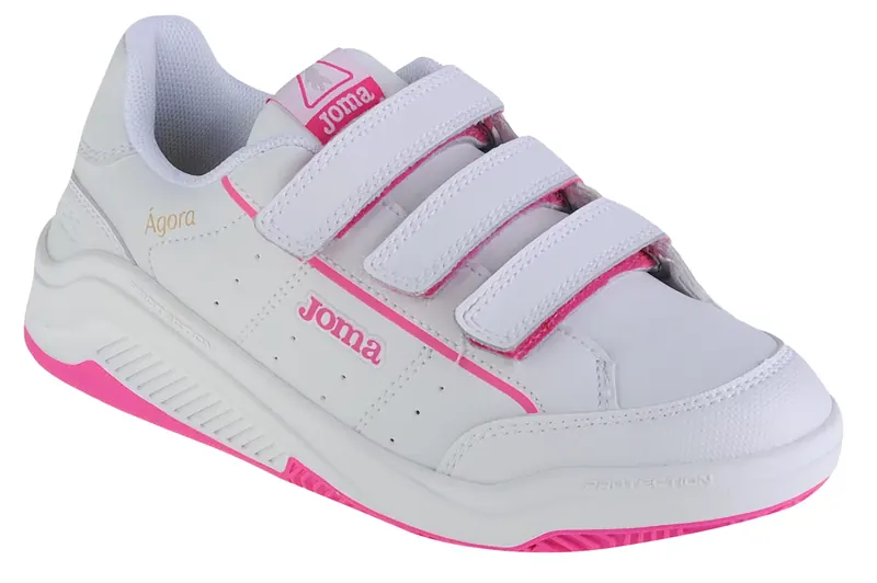 Joma W.Agora Jr 2310 WAGOW2310V, Dla dziewczynki, Białe, buty sneakers, skóra syntetyczna, rozmiar: 34