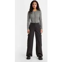Levi's Baggy Cargo Pant Black Maat: W24L32 | Cargobroeken Outlet | Dames | Zwart