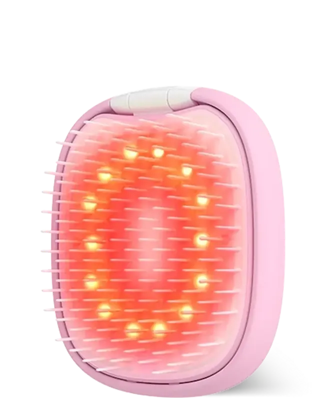 FLIP™ LED Detangling Hairbrush Pearl Pink