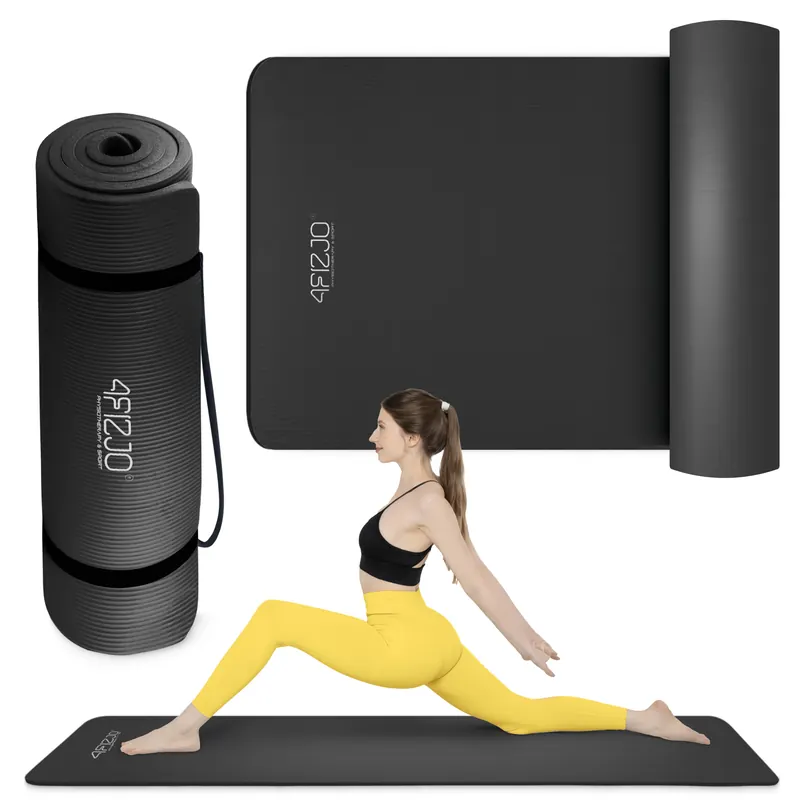 Mata Do Ćwiczeń Jogi Gimnastyczna Treningowa Fitness Uchwyt Gruba Nbr 1,5CM