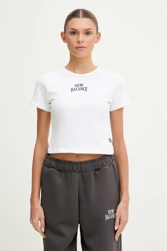New Balance t-shirt damski Heritage Ringer
