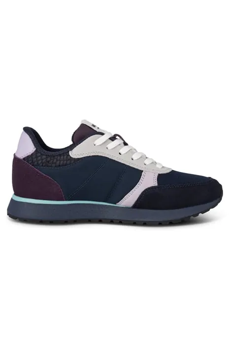 Woden Ronja Navy Multi Maat: 37 | Sneakers Outlet | Dames | Blauw