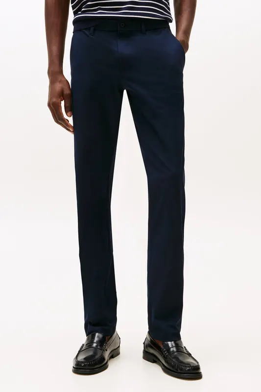 Tommy Hilfiger Denton Knit Tech Desert Sky Maat: W32L34 | Tailored Broeken Outlet | Heren | Blauw