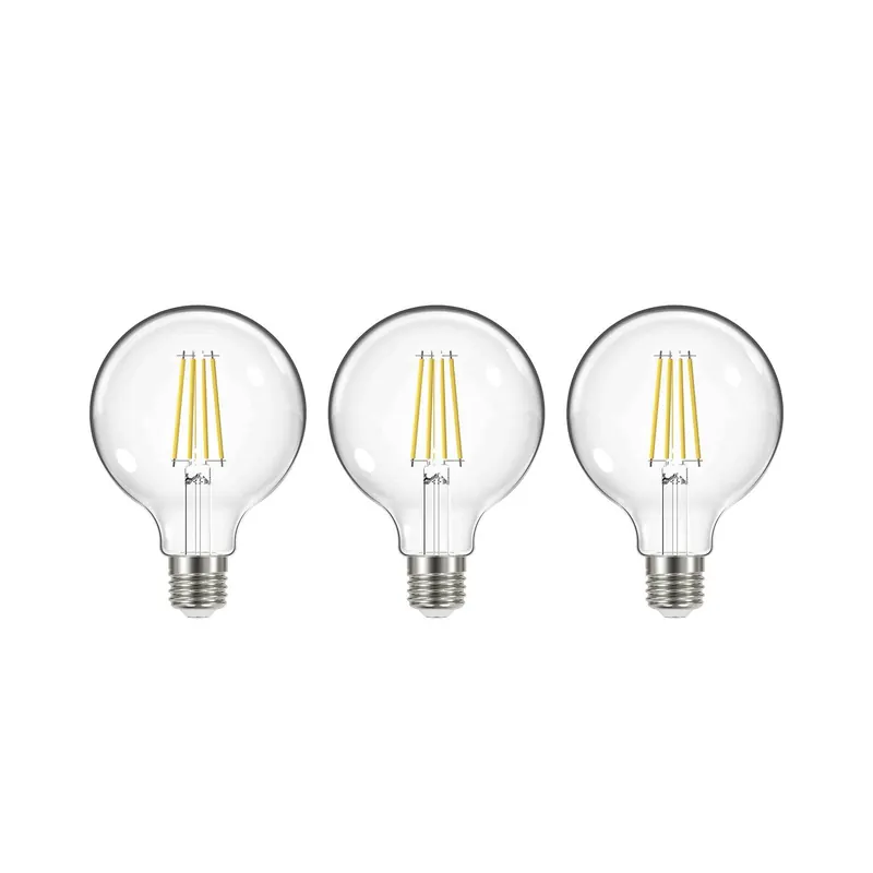 Żarówka LED, E27, G95, 3,8W, 2700K, 806lm, 3 szt