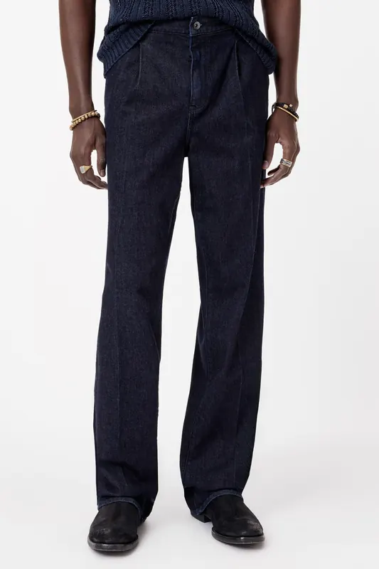 John Varvatos Ely Jean - Relax Jean With Motor City De Lake Blue Maat: W33 | Relaxed Jeans Outlet | Heren | Blauw