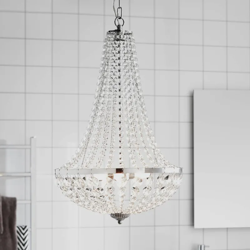 Żyrandol Gränsö do łazienki, Ø 40 cm