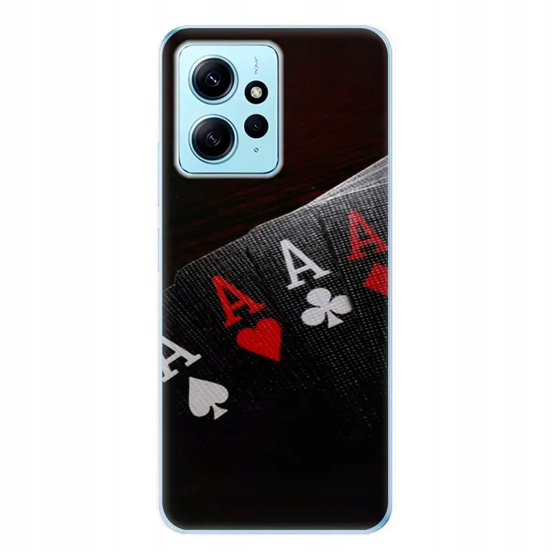 Silikonowe etui iSaprio Poker dla Xiaomi Redmi Note 12 5G