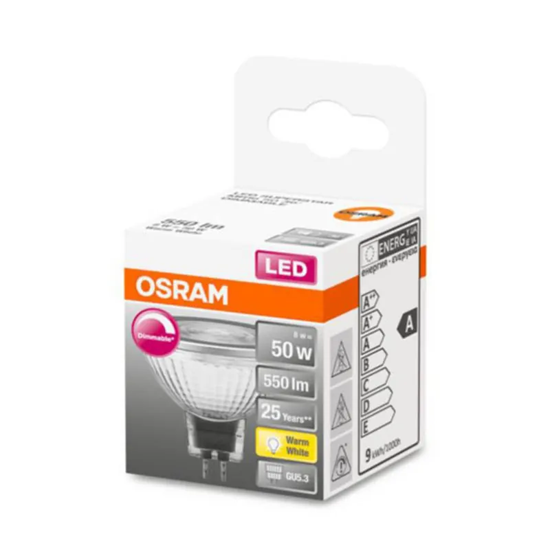 reflektor LED OSRAM GU5.3 6,1 W 927 36° s ściemnianiem