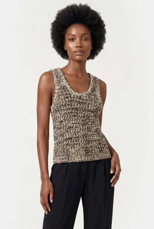 & Other Stories Ophelia Top Beige Maat: S | Mouwloze Tops Outlet | Dames | Beige